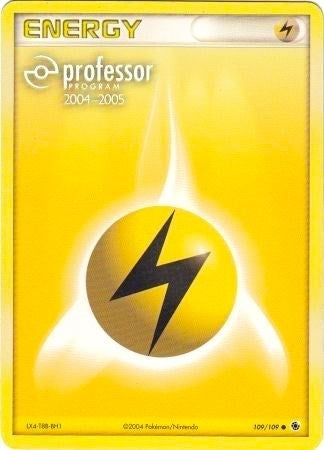 Image for Lightning Energy (2004-2005) (109/109) (Professor Program Promos) - Pokemon