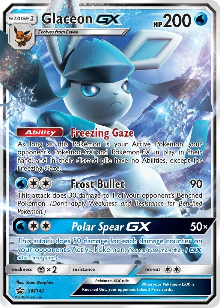 Image for Glaceon GX - SM147 (SM147) (SM Promos) - Pokemon