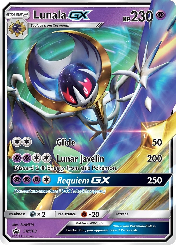 Image for Lunala GX - SM103 (SM103) (SM Promos) - Pokemon