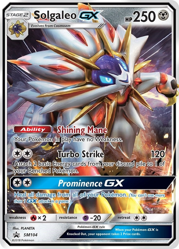 Image for Solgaleo GX - SM104 (SM104) (SM Promos) - Pokemon