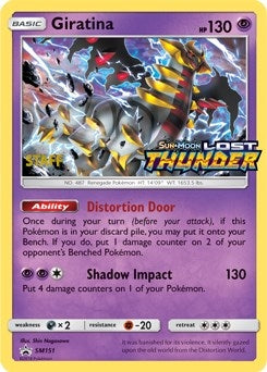 Image for Giratina - SM151 (Prerelease) [Staff] (SM151) (SM Promos) - Pokemon