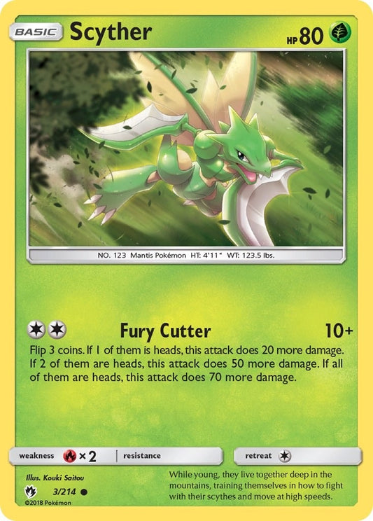 Image for Scyther (3/214) (SM - Lost Thunder) - Pokemon
