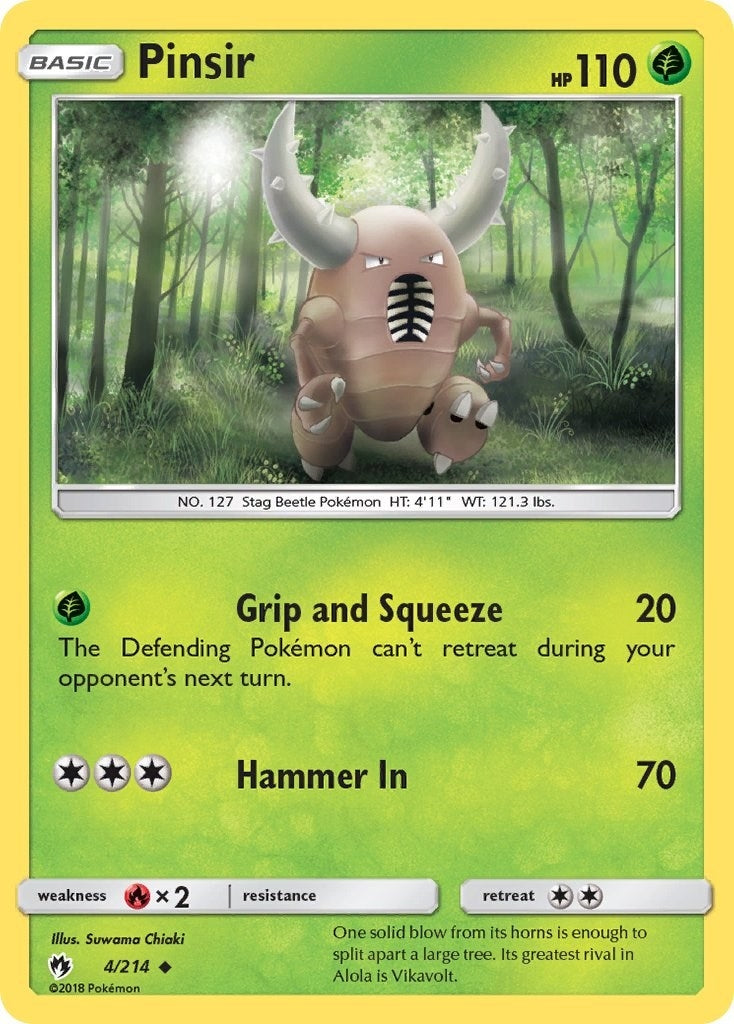 Image for Pinsir (4/214) (SM - Lost Thunder) - Pokemon