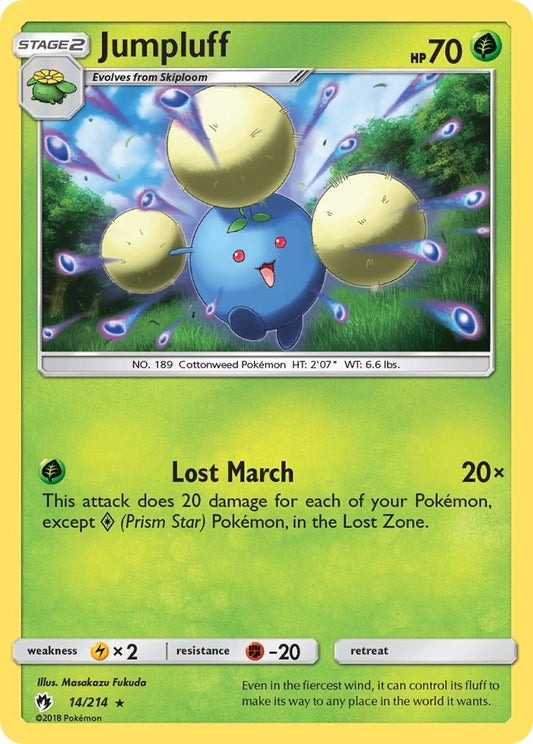 Image for Jumpluff (14/214) (SM - Lost Thunder) - Pokemon