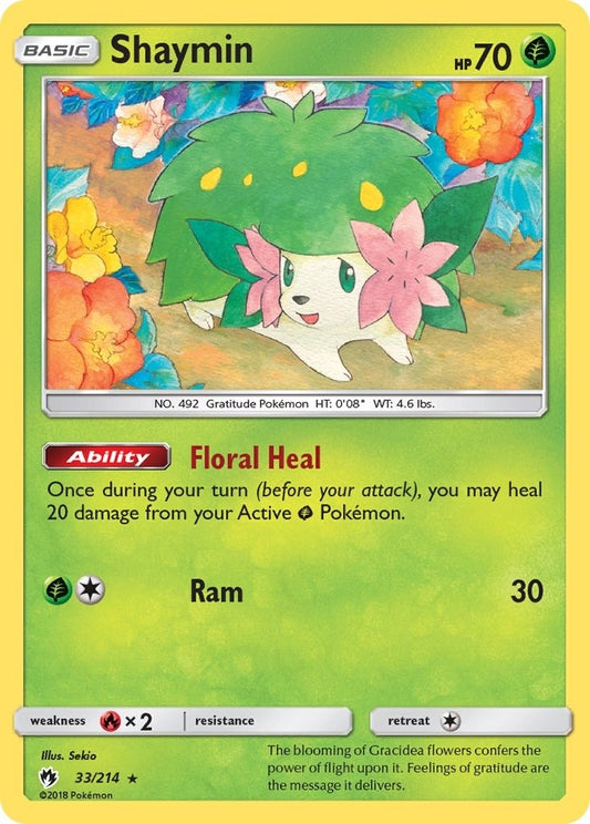 Image for Shaymin (33/214) (SM - Lost Thunder) - Pokemon