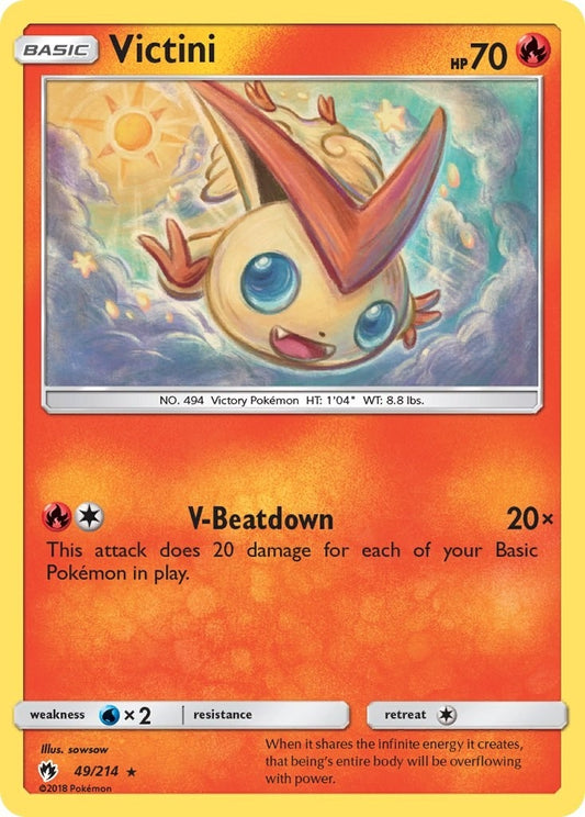 Image for Victini (49/214) (SM - Lost Thunder) - Pokemon