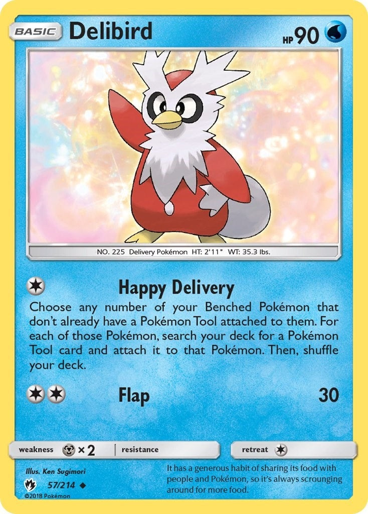 Image for Delibird (57/214) (SM - Lost Thunder) - Pokemon