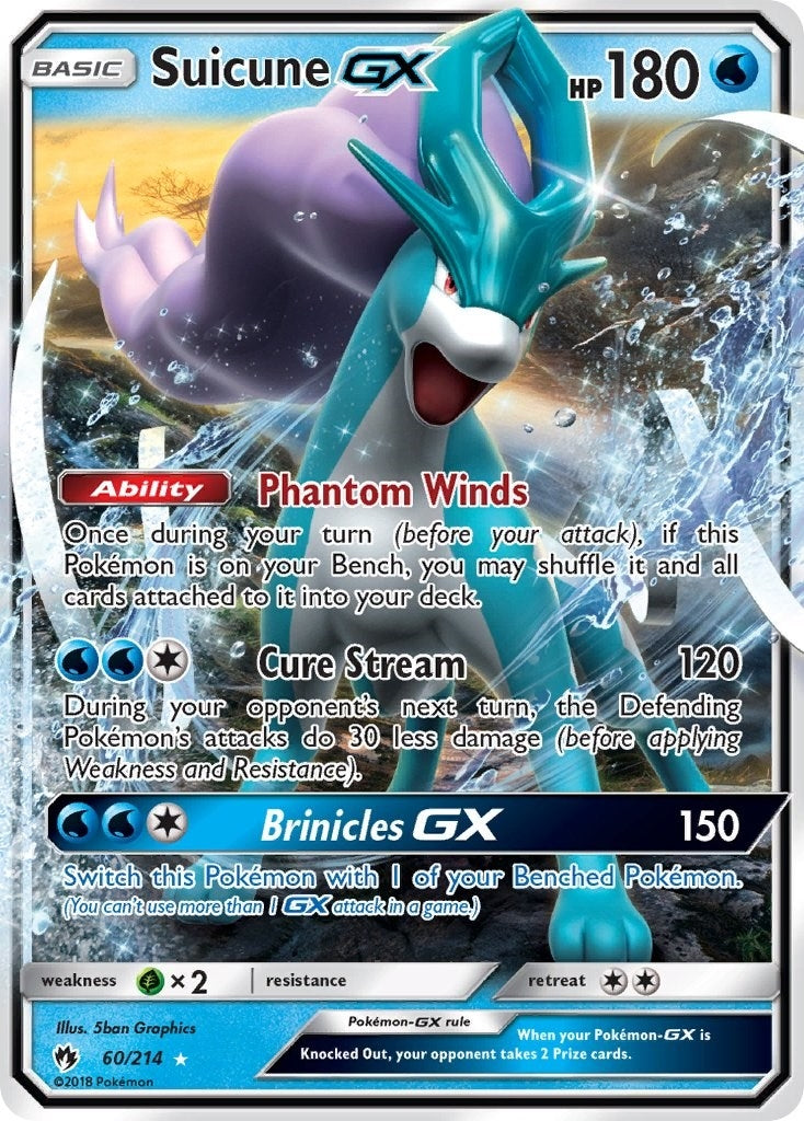 Image for Suicune GX (60/214) (SM - Lost Thunder) - Pokemon