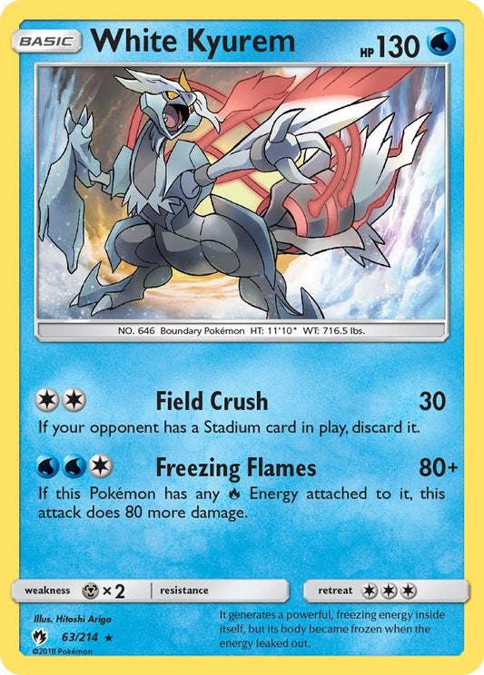 Image for White Kyurem (63/214) (SM - Lost Thunder) - Pokemon