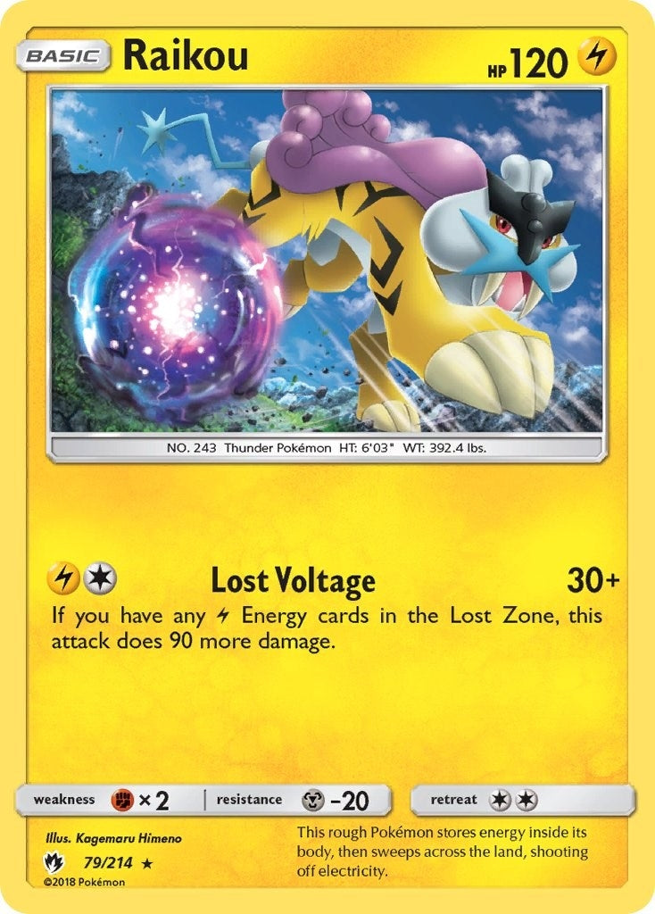 Image for Raikou (79/214) (SM - Lost Thunder) - Pokemon