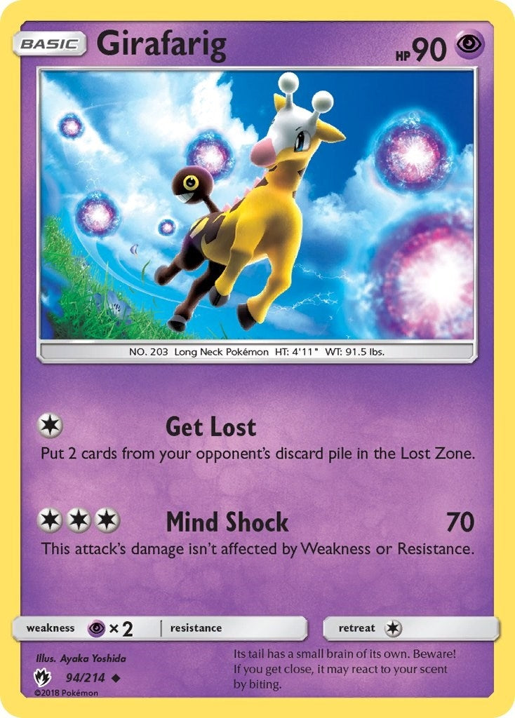 Image for Girafarig (94/214) (SM - Lost Thunder) - Pokemon