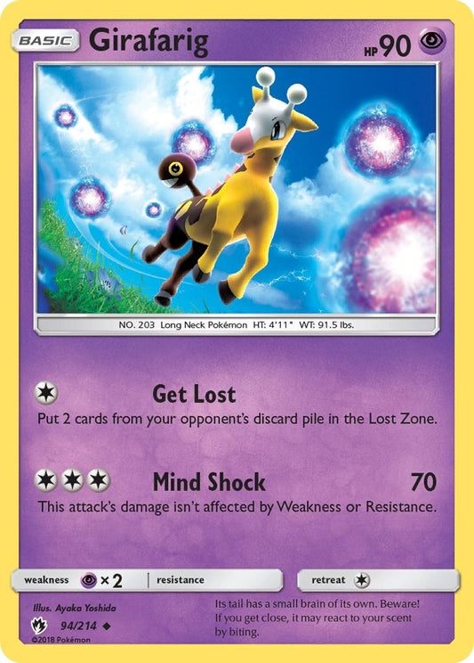 Image for Girafarig (94/214) (SM - Lost Thunder) - Pokemon