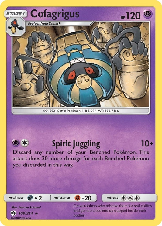Image for Cofagrigus (100/214) (SM - Lost Thunder) - Pokemon