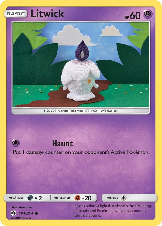 Image for Litwick (101/214) (SM - Lost Thunder) - Pokemon