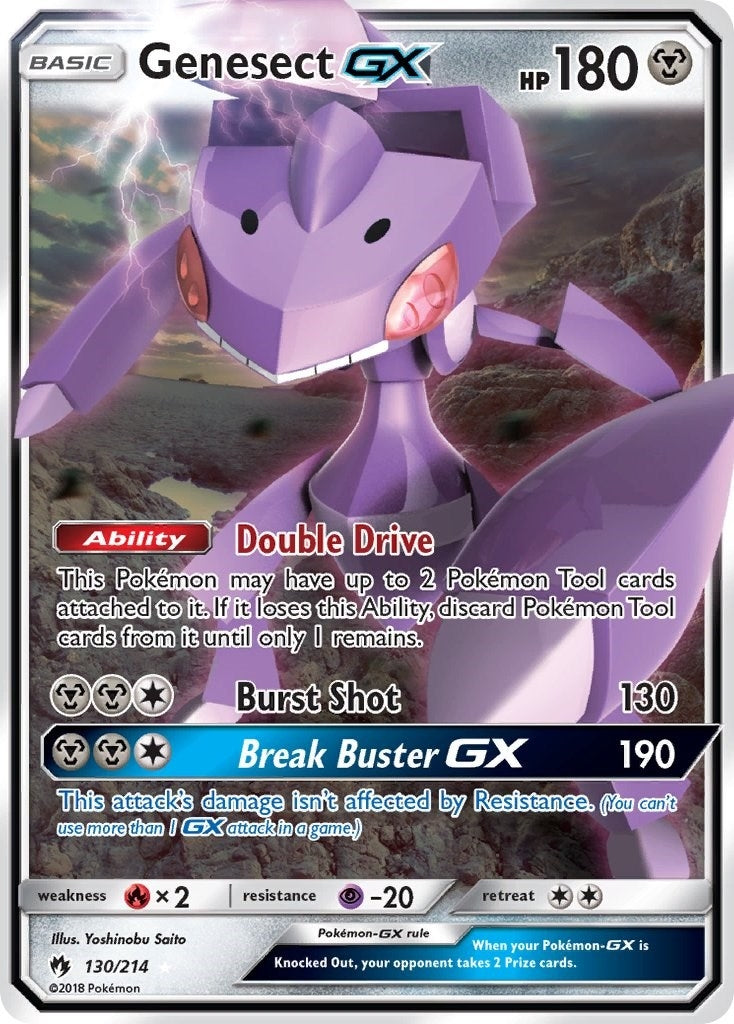 Image for Genesect GX (130/214) (SM - Lost Thunder) - Pokemon