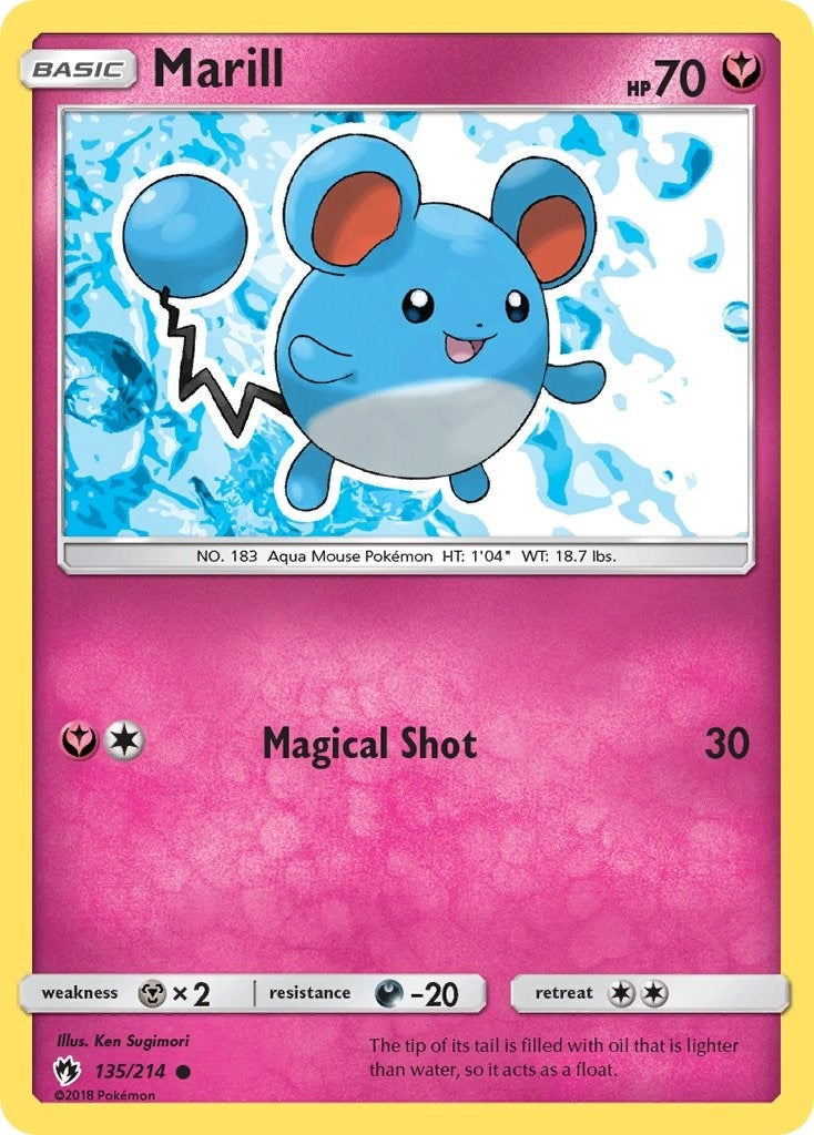 Image for Marill (135/214) (SM - Lost Thunder) - Pokemon