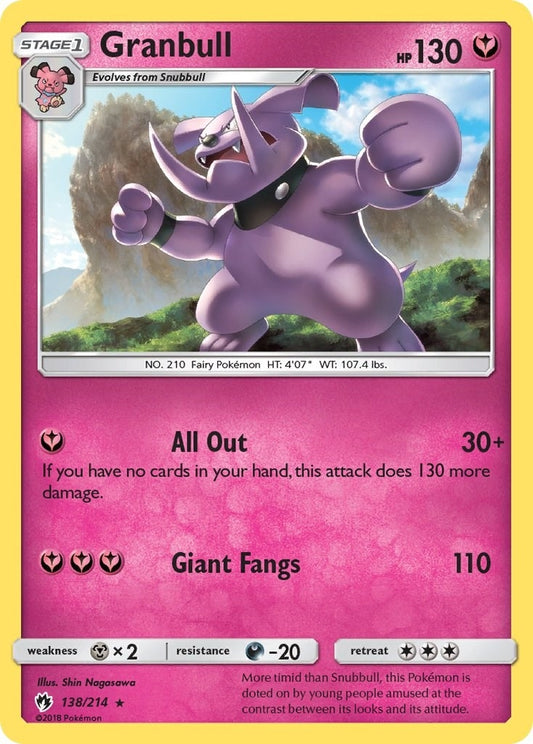 Image for Granbull (138/214) (SM - Lost Thunder) - Pokemon