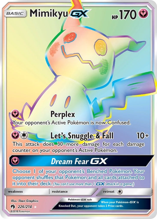 Image for Mimikyu GX (Secret) (226/214) (SM - Lost Thunder) - Pokemon