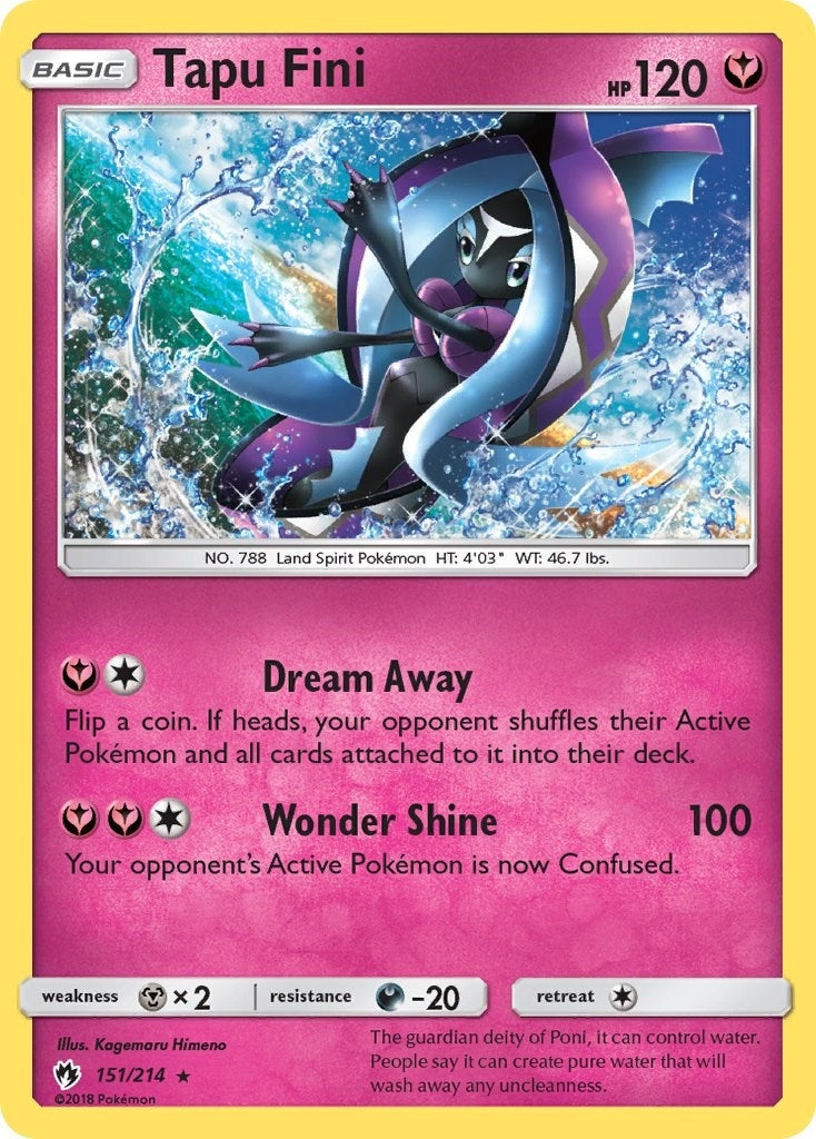 Image for Tapu Fini (151/214) (SM - Lost Thunder) - Pokemon