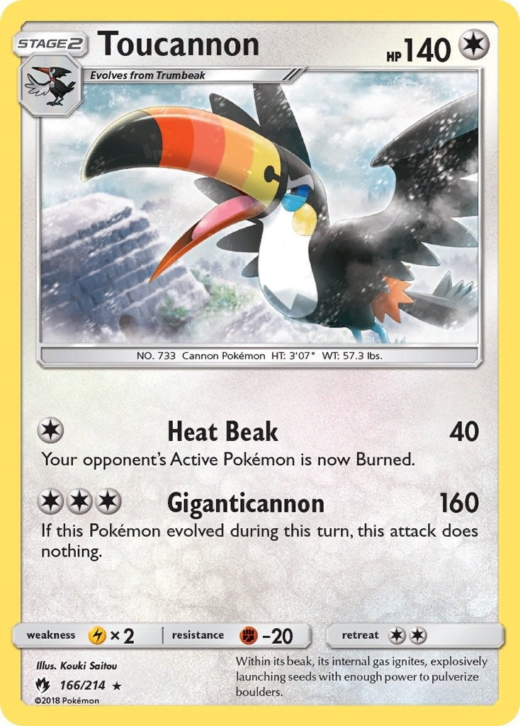 Image for Toucannon (166/214) (SM - Lost Thunder) - Pokemon
