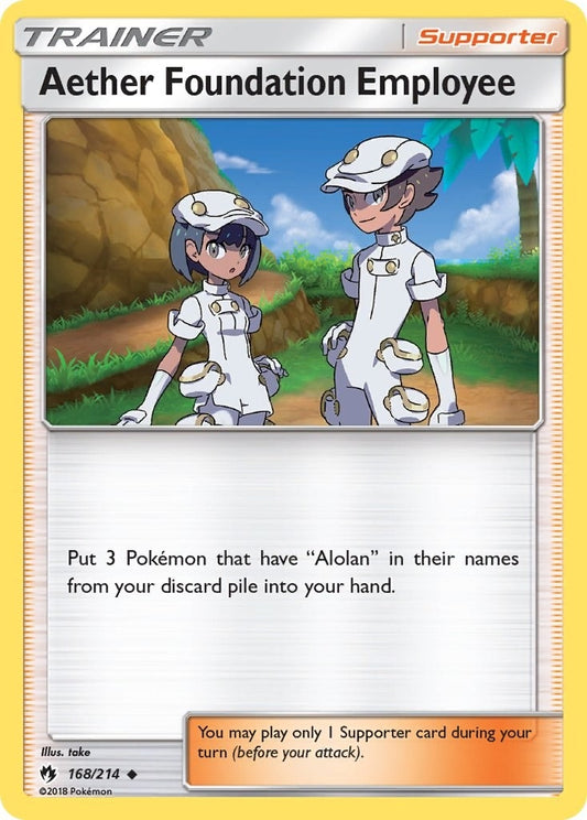 Image for Aether Foundation Employee (168/214) (SM - Lost Thunder) - Pokemon