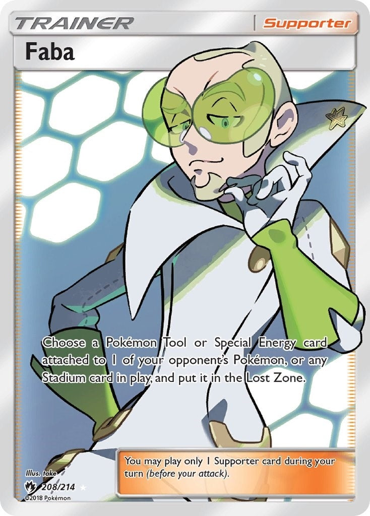 Image for Faba (Full Art) (208/214) (SM - Lost Thunder) - Pokemon