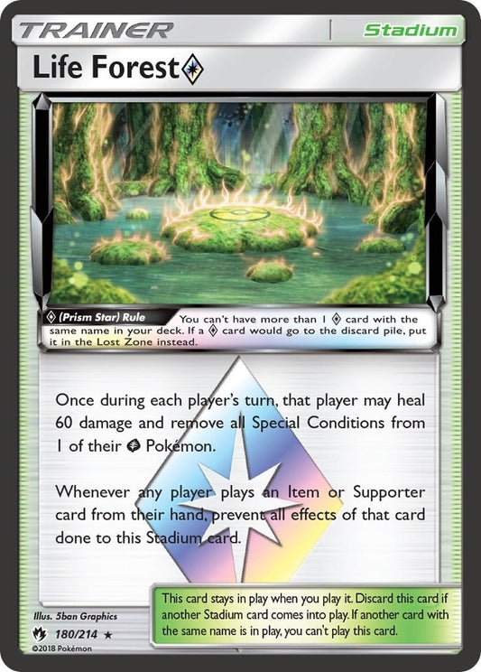 Image for Life Forest Prism Star (180/214) (SM - Lost Thunder) - Pokemon