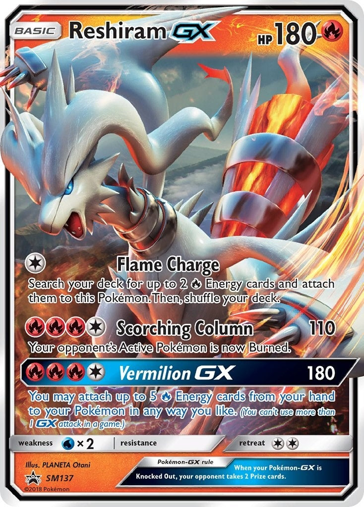 Image for Reshiram GX - SM137 (SM137) (SM Promos) - Pokemon