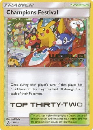 Image for Champions Festival - SM78 (World Championships 2017) [Top Thirty-Two] (SM78) (SM Promos) - Pokemon