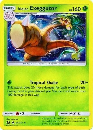 Image for Alolan Exeggutor - 2a/131 (002a/131) (Alternate Art Promos) - Pokemon