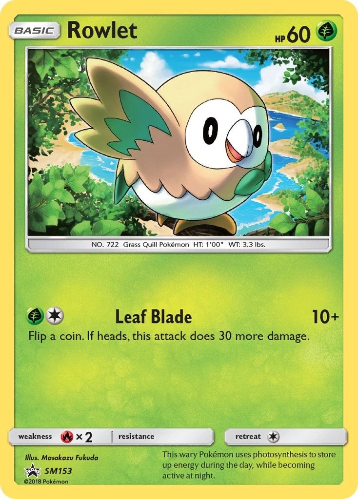 Image for Rowlet - SM153 (SM153) (SM Promos) - Pokemon