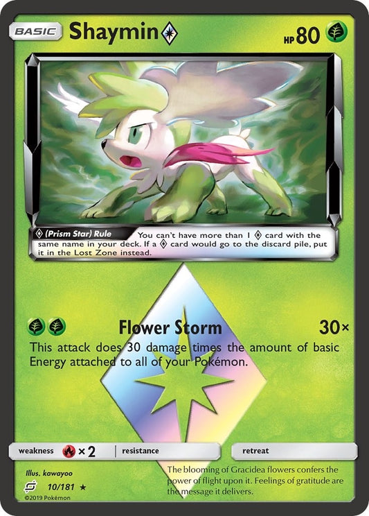 Image for Shaymin Prism Star (10/181) (SM - Team Up) - Pokemon