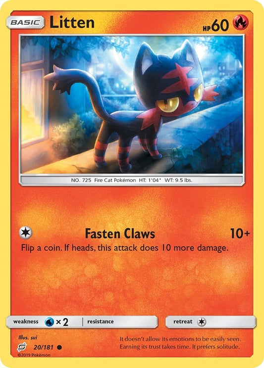 Image for Litten (20/181) (SM - Team Up) - Pokemon