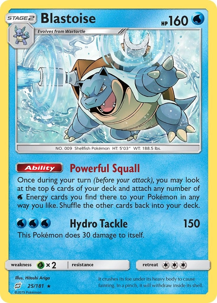 Image for Blastoise (25/181) (SM - Team Up) - Pokemon