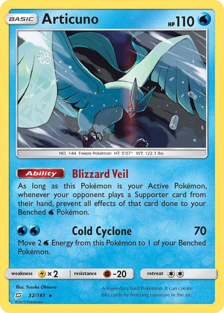 Image for Articuno (32/181) (SM - Team Up) - Pokemon