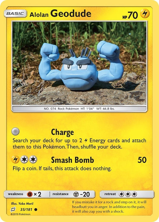Image for Alolan Geodude (35) (35/181) (SM - Team Up) - Pokemon