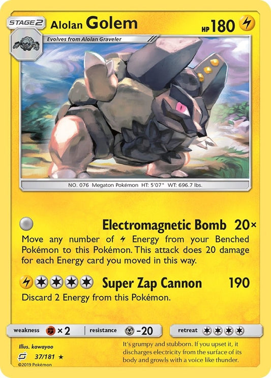Image for Alolan Golem (37/181) (SM - Team Up) - Pokemon