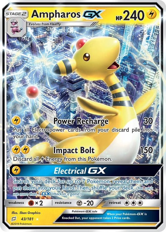 Image for Ampharos GX (43/181) (SM - Team Up) - Pokemon