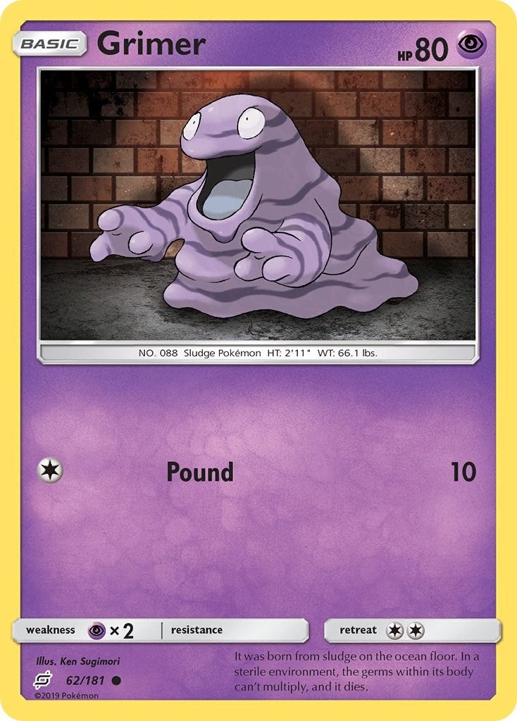 Image for Grimer (62/181) (SM - Team Up) - Pokemon