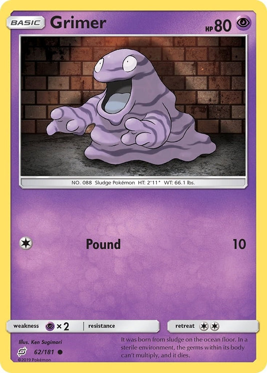 Image for Grimer (62/181) (SM - Team Up) - Pokemon
