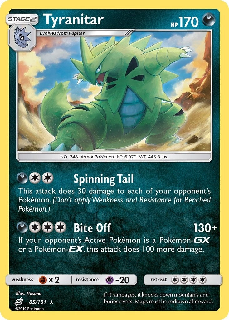 Image for Tyranitar (85/181) (SM - Team Up) - Pokemon