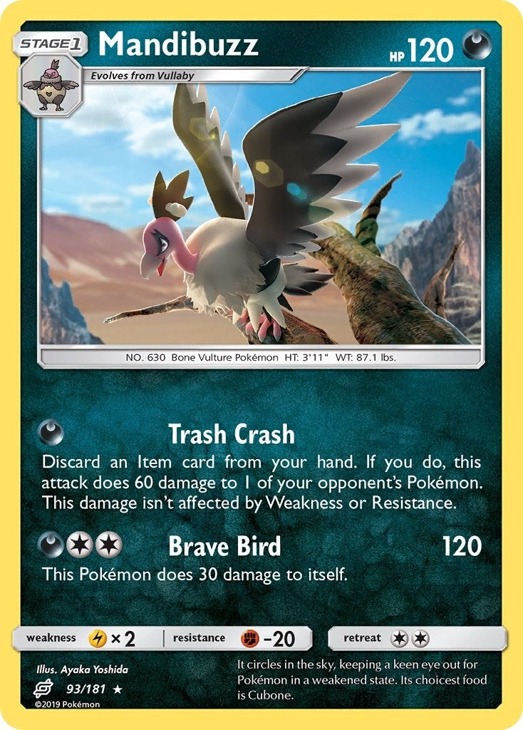 Image for Mandibuzz (93/181) (SM - Team Up) - Pokemon