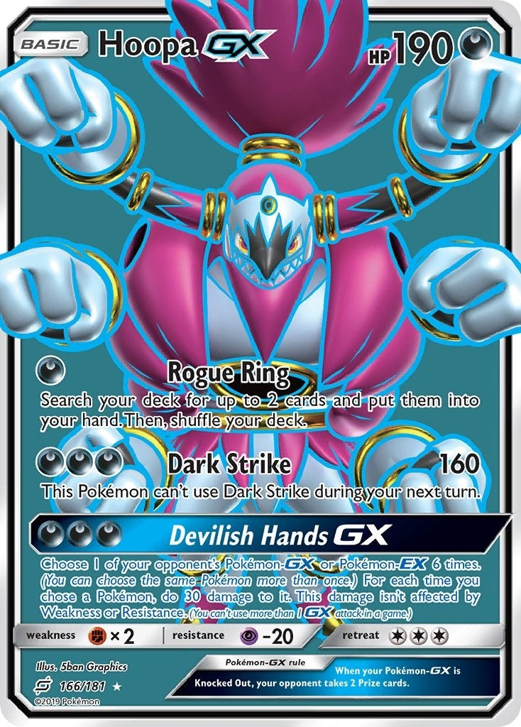 Image for Hoopa GX (Full Art) (166/181) (SM - Team Up) - Pokemon