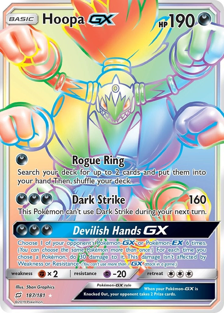 Image for Hoopa GX (Secret) (187/181) (SM - Team Up) - Pokemon
