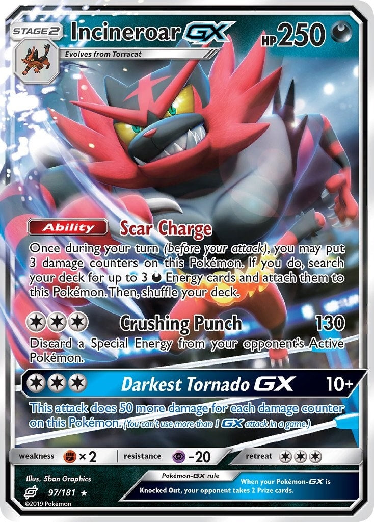 Image for Incineroar GX (97/181) (SM - Team Up) - Pokemon