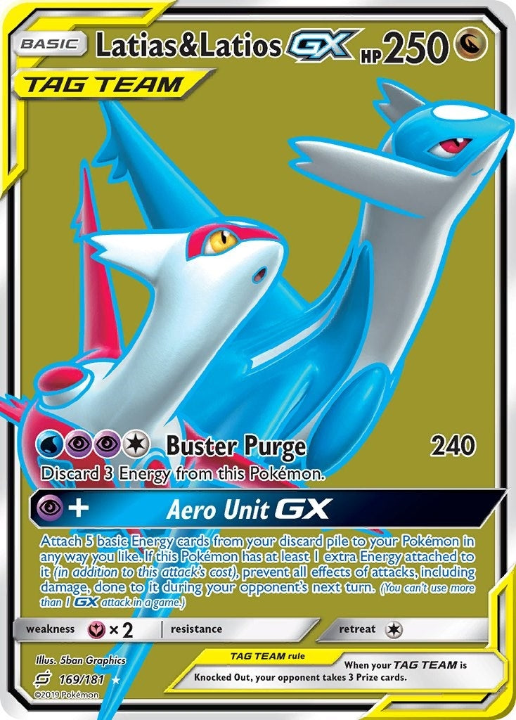 Image for Latias & Latios GX (Full Art) (169/181) (SM - Team Up) - Pokemon