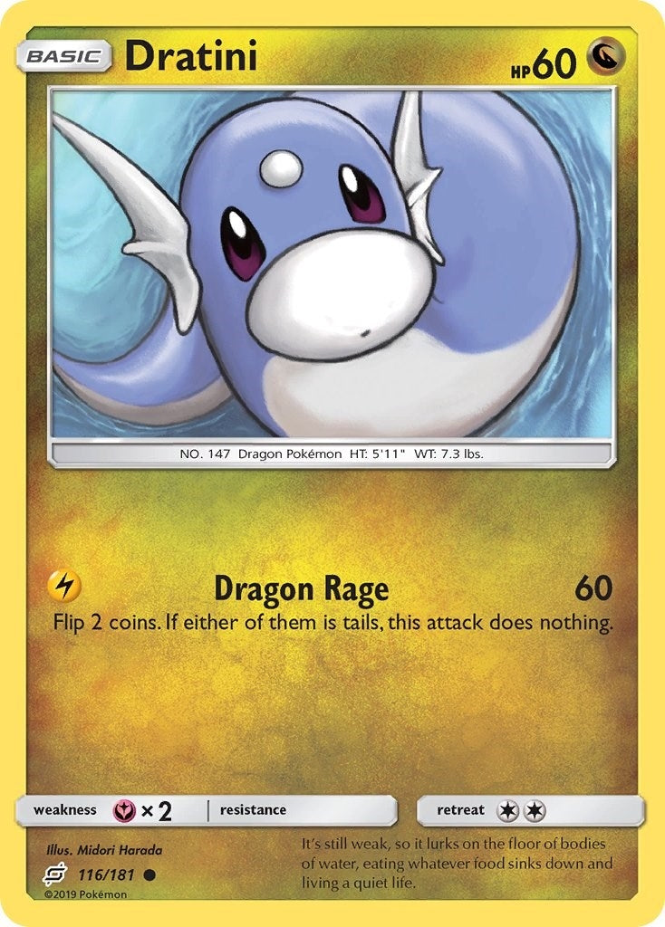 Image for Dratini (116) (116/181) (SM - Team Up) - Pokemon