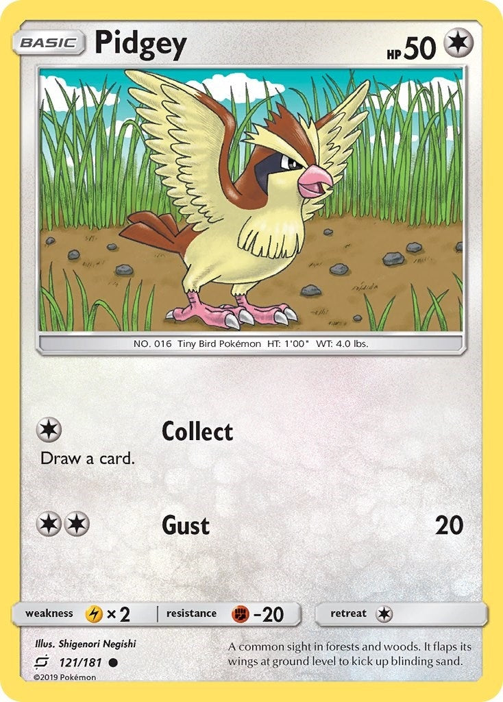Image for Pidgey (121) (121/181) (SM - Team Up) - Pokemon