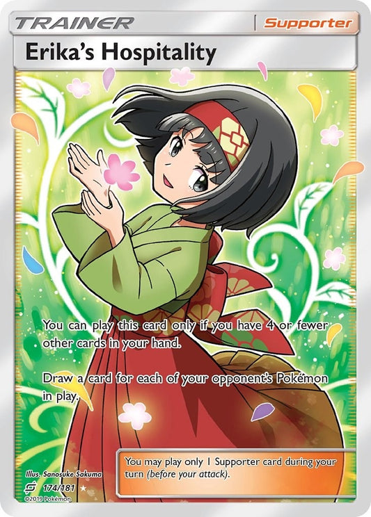 Image for Erika's Hospitality (Full Art) (174/181) (SM - Team Up) - Pokemon