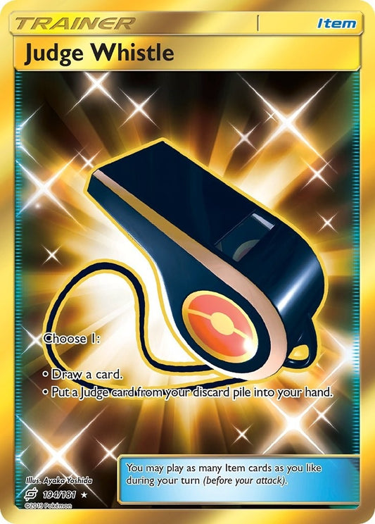 Image for Judge Whistle (Secret) (194/181) (SM - Team Up) - Pokemon